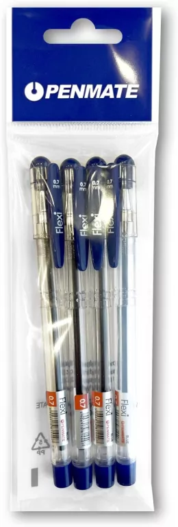 Długopis Flexi PENMATE niebieski 4 szt. - tantis.pl