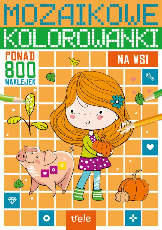 Na wsi. Mozaikowe kolorowanki - tantis.pl