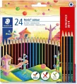 Kredki Noris colour sześciokątne 24 kolory - tantis.pl
