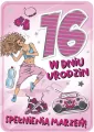 Karnet. 16 urodziny. GM-756 - tantis.pl