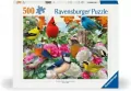 Puzzle 2D 500. Ptaki ogrodowe - tantis.pl