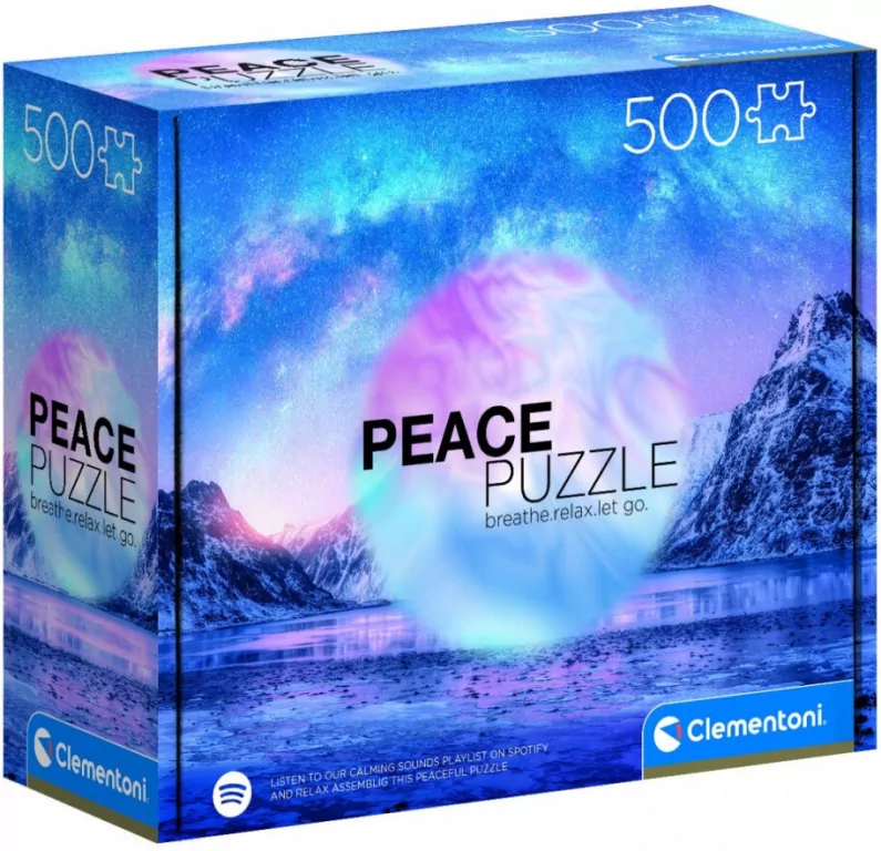 Puzzle 500. Peace Collection. Light Blue - tantis.pl