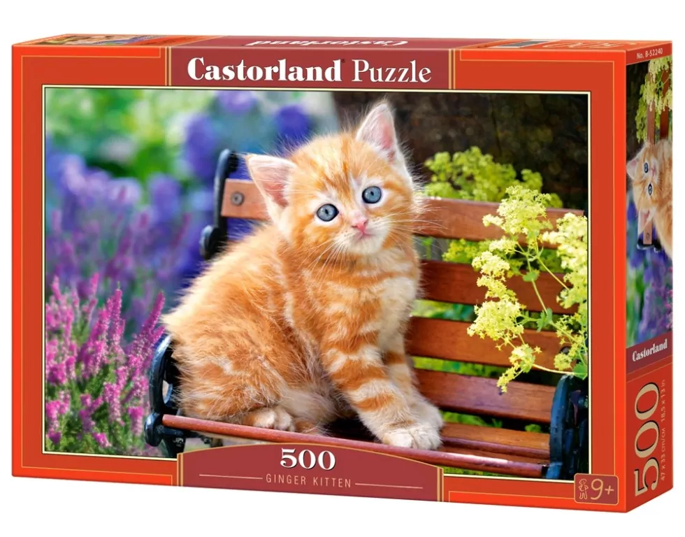 Puzzle 500. Imbirowy kotek. 52240 - tantis.pl