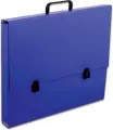 Teczka z rączką A3 wąska, kobaltowa, 2cm - tantis.pl