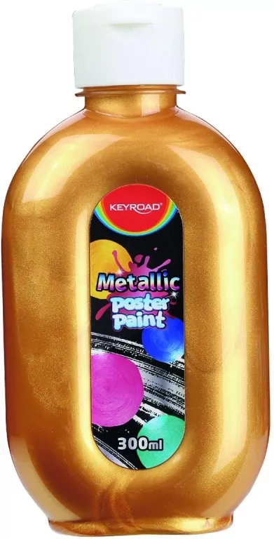 Farba plakatowa metaliczna złota, 300ml - tantis.pl