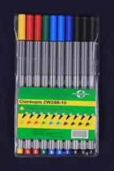 Cienkopisy trójkątne 10 kolorów