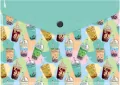 Teczka koperta A5 pp z nadrukiem bubble tea - tantis.pl