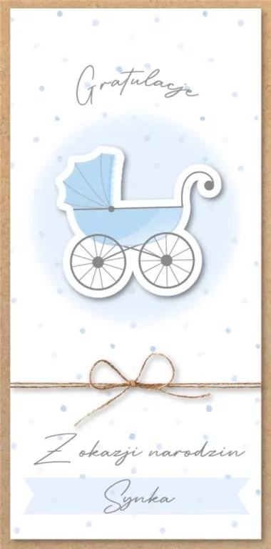 Karnet Narodziny chłopca - tantis.pl