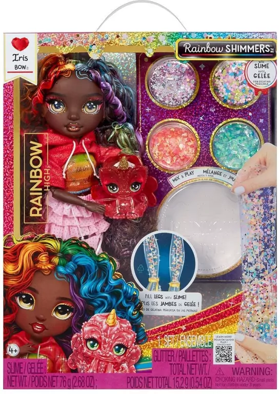 Rainbow High Rainbow Shimmers with Slime Fashion - tantis.pl