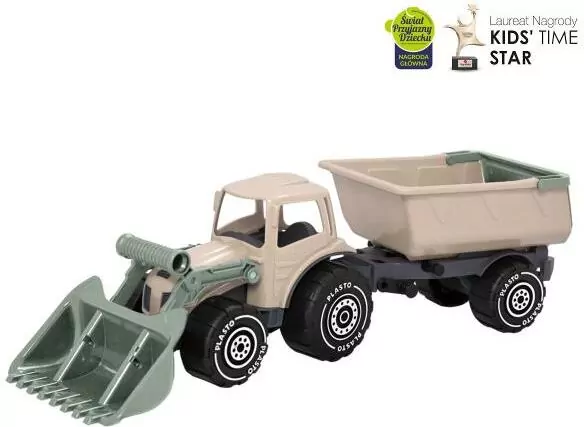 Traktor z ładowaczem i przyczepką 57cm - tantis.pl