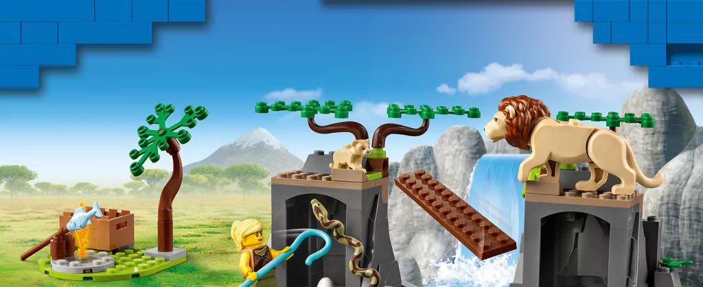 LEGO® City. Terenówka ratowników dzikich zwierząt. 60301 - tantis.pl