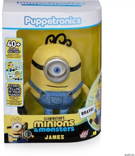 Interaktywny Minionek James pacynka MIN-1051 29354 - tantis.pl