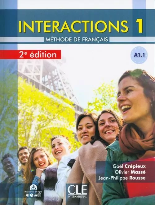 Interactions 1 Livre de l'éleve + DVD - tantis.pl