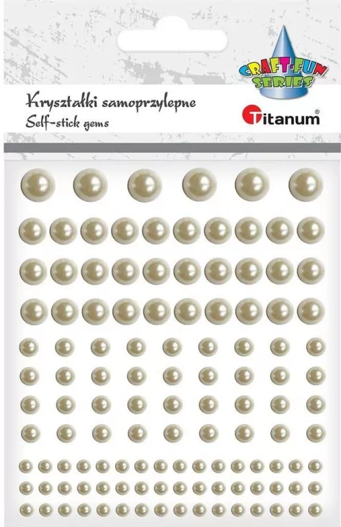 Kryształki samoprzylepne perełki mix 120szt - tantis.pl