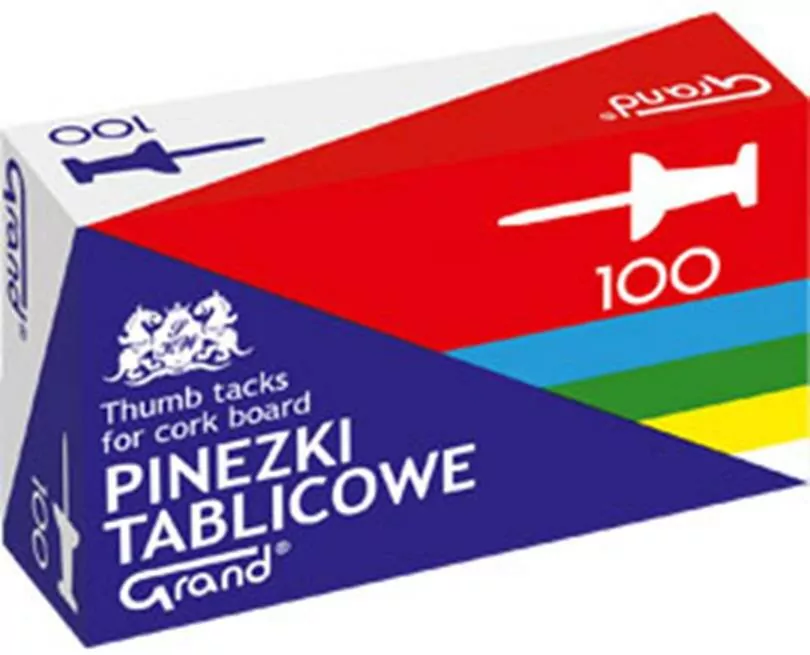 Pinezki Grand tablicowe 100 sztuk - tantis.pl