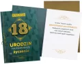 Karnet B6 Urodziny 18 męskie - tantis.pl