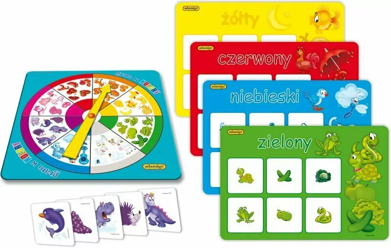 Gram w kolory. Gra edukacyjna dla przedszkolaków - tantis.pl