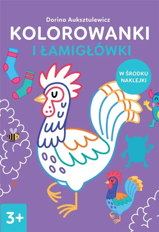 Kolorowanki i łamigłówki 3+ - tantis.pl