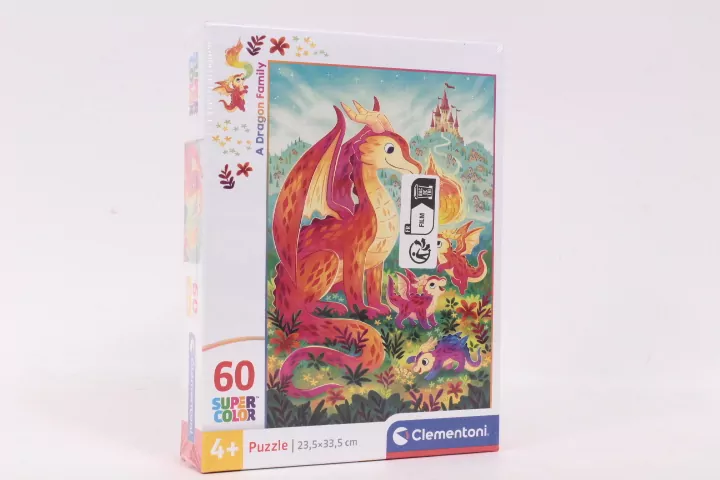 Puzzle 60 Super Kolor A Dragon Family - tantis.pl