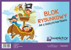 Blok rysunkowy A4/20K biały