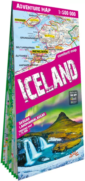 Adventure map Islandia/Iceland 1:500 000 w.2026 - tantis.pl