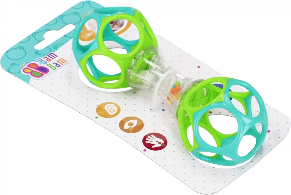 BAM BAM KULA Z GRZECHOTKA HANTELKA 10X20X4PBH120 - tantis.pl