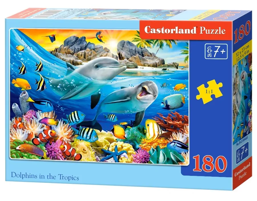 Puzzle 180. Dolphins in the Tropics - tantis.pl