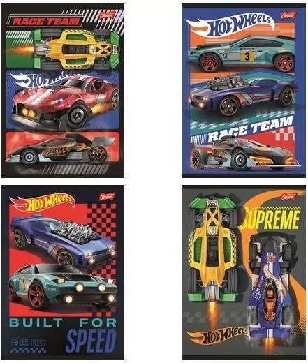 Zeszyt A5/32K kratka Hot Wheels (15szt) - tantis.pl