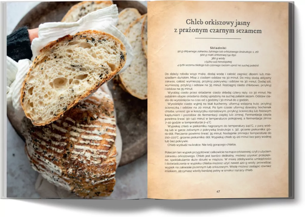 Chleby, bułki i słodkie wypieki. Domowe receptury na zakwasie i drożdżach - tantis.pl