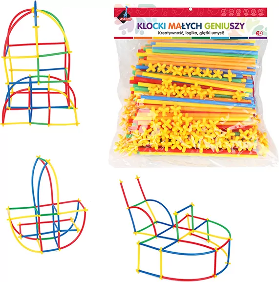 Klocki słomki 300 elementów - tantis.pl
