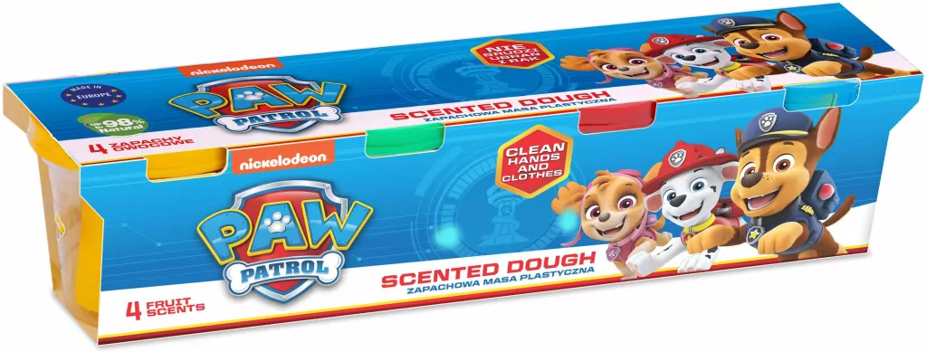 Masa plastyczna Paw Patrol 4x100 g - tantis.pl