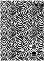 Teczka A4+ z gumką. Black&White zebra - tantis.pl