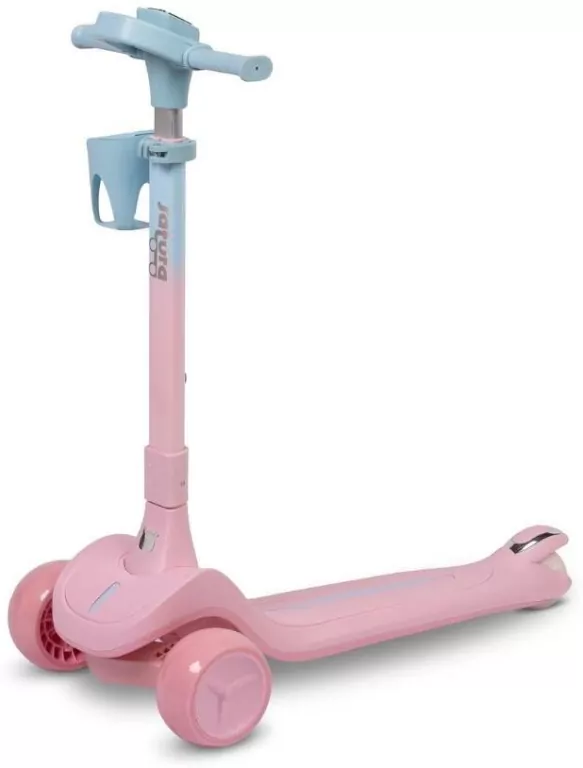 Hulajnoga 3-kołowa Satura różowa - tantis.pl