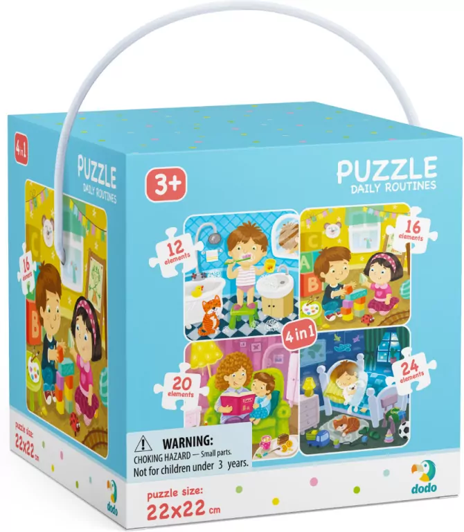 Puzzle 4w1. Mój dzień - tantis.pl