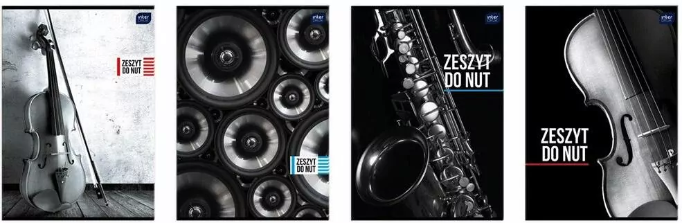 Zeszyt do nut A4/16K UV Pion - tantis.pl