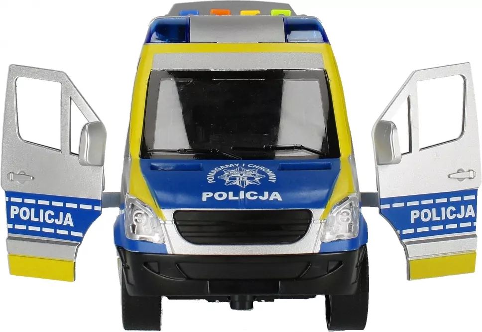 Auto Policja Radiowóz światło/dźwięk - tantis.pl