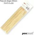 Drewniane patyczki długie 250mm - tantis.pl