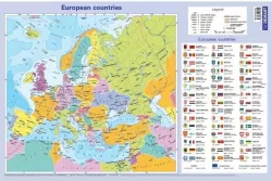 Podkładka na biurko. Europa