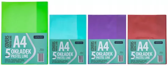 Okładka A4 Pastel Line nieregulowana