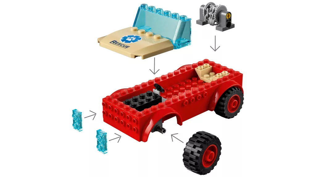 LEGO® City. Terenówka ratowników dzikich zwierząt. 60301 - tantis.pl