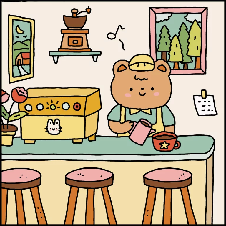 Sweet & cozy coloring. Urocza kawiarenka - tantis.pl