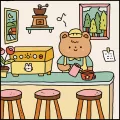 Sweet & cozy coloring. Urocza kawiarenka - tantis.pl