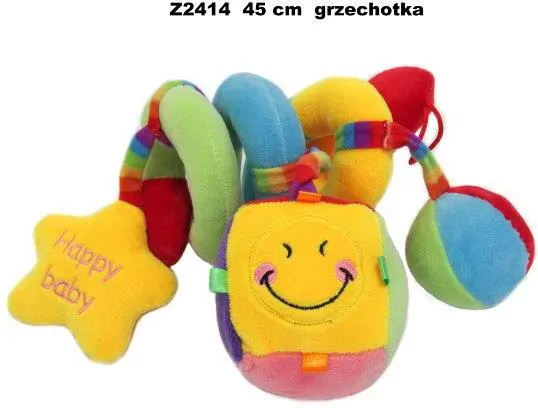 Sun-day. Zabawka grzechotka sprężynka 147660 - tantis.pl