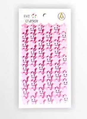 Stiker Gwiazdka piankowy jasny róż - tantis.pl