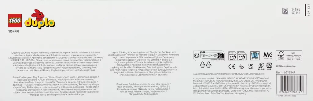 LEGO® Kreatywny ogród i kwiaty 10444 - tantis.pl