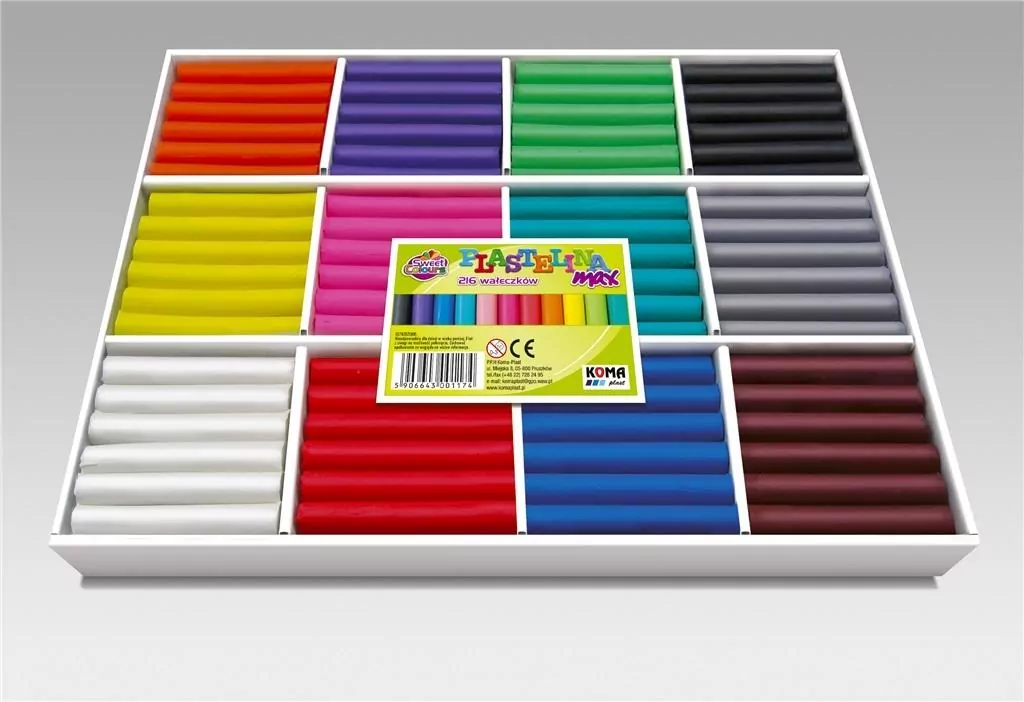 Plastelina max 216 wałeczków - tantis.pl