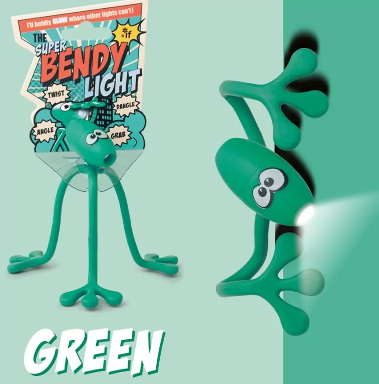 Super Bendy Lampka do książki - zielona - tantis.pl