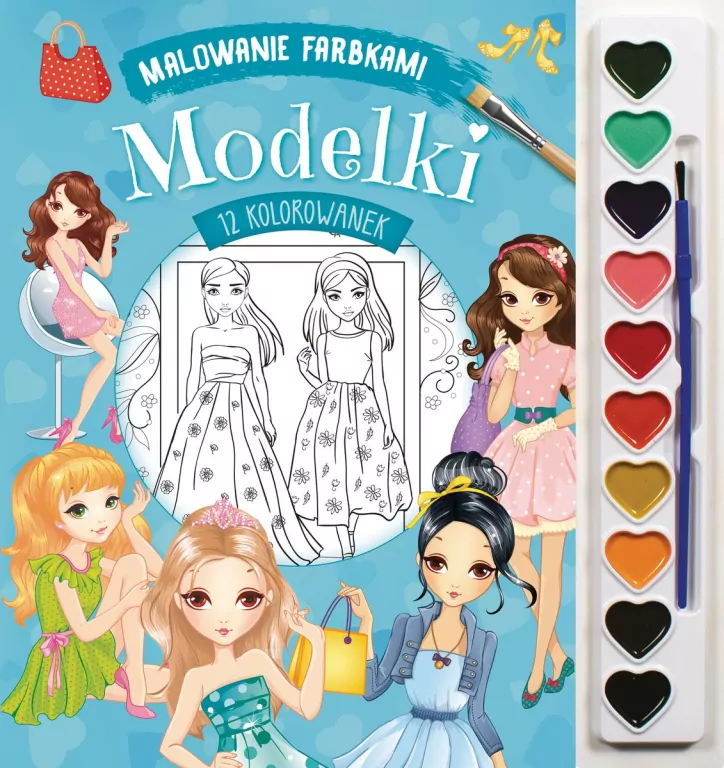 Malowanie farbkami. Modelki - tantis.pl