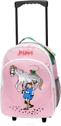 Walizka na kółkach Pippi różowa