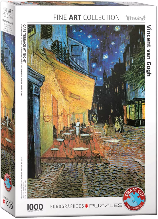 Puzzle 1000. Kawiarnia i taras w nocy 6000-2143 - tantis.pl